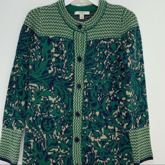 Liz Claiborne Tunic Cardigan Alpaca Blend Sweater - Picture 2 of 7